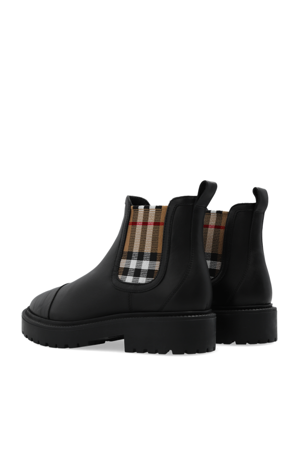 Boys store burberry boots